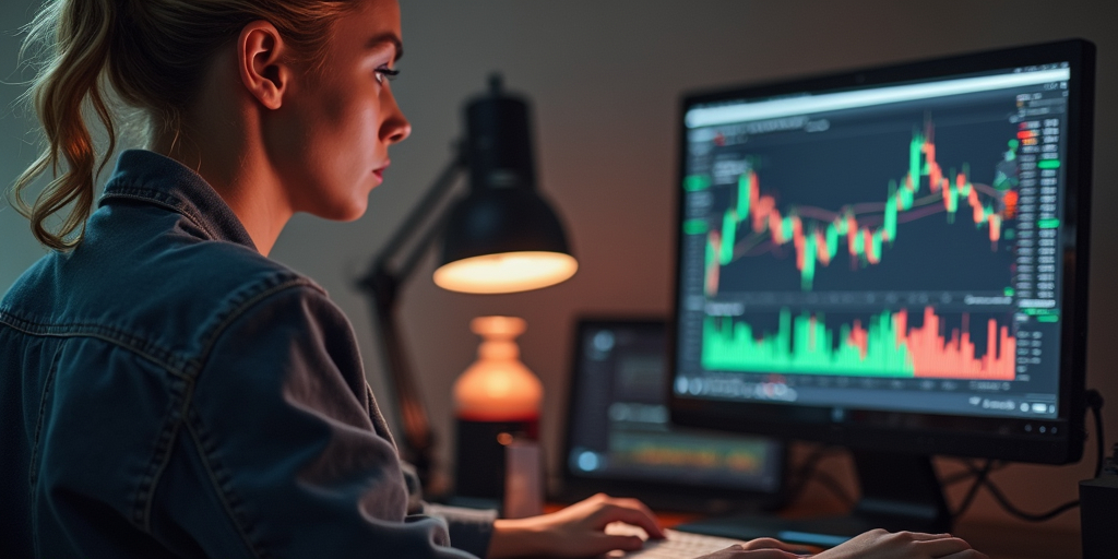 women performing binary options signal trading
