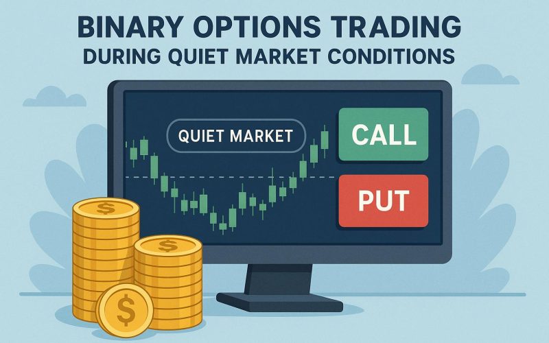 Binary options trading during quiet market conditions