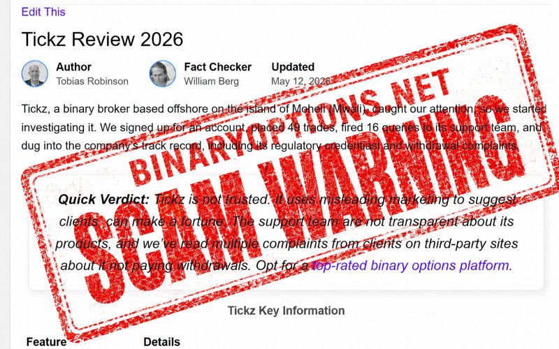 tickz warning
