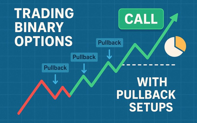 Trading binary options with pullback setups