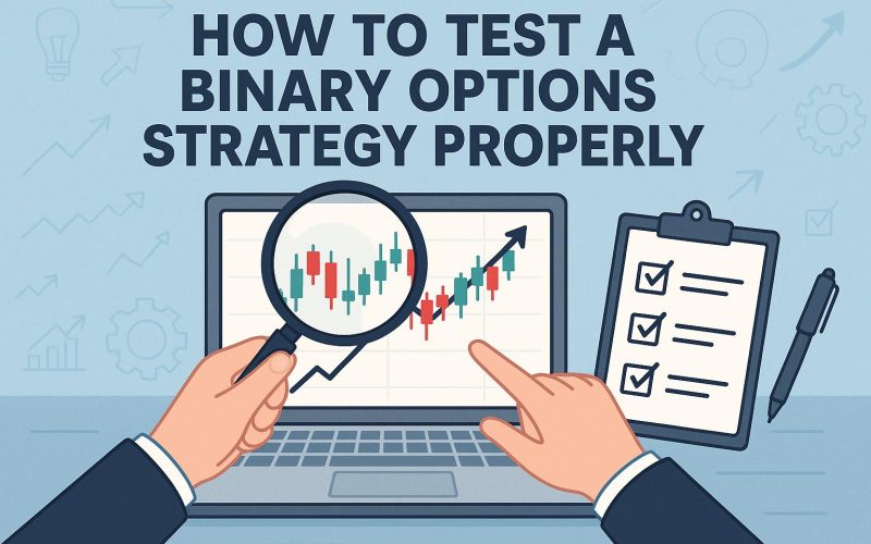 How to test a binary options strategy properly