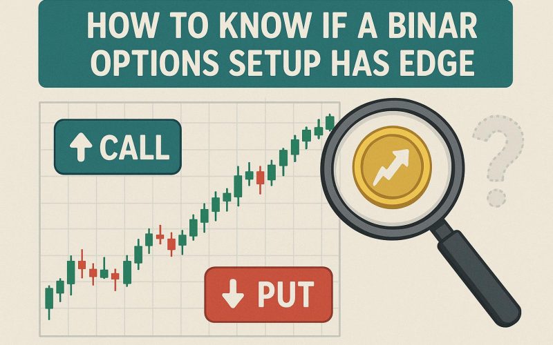How to know if a binary options setup has edge